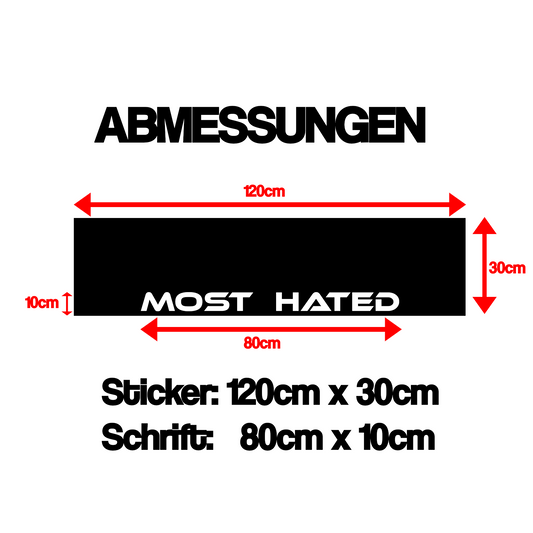 Most Hated | Scheibenkeil