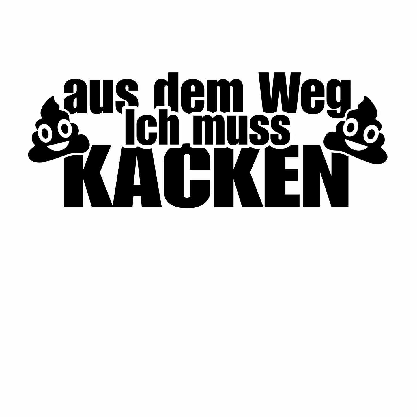 Aus dem weg! | Sticker