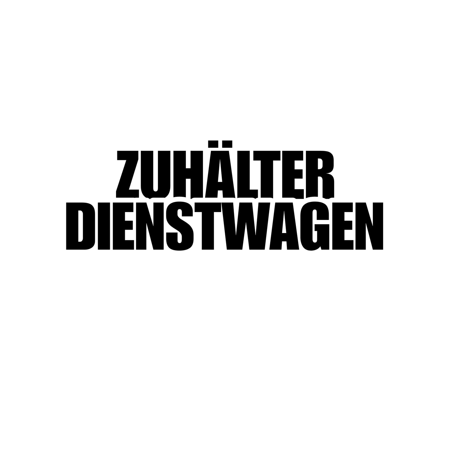 Zuhälter Dienstwagen | Sticker